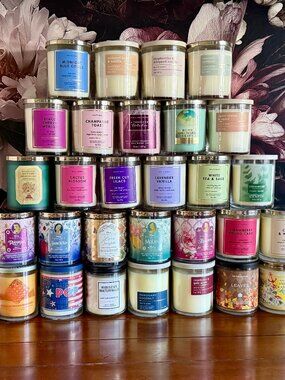 2/$25 U PICK 2 CANDLES NEW Single Wick Candles Bath & Body Works